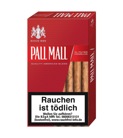 Pall Mall Filter Zigarillos XL Full Flavour 17 Stück